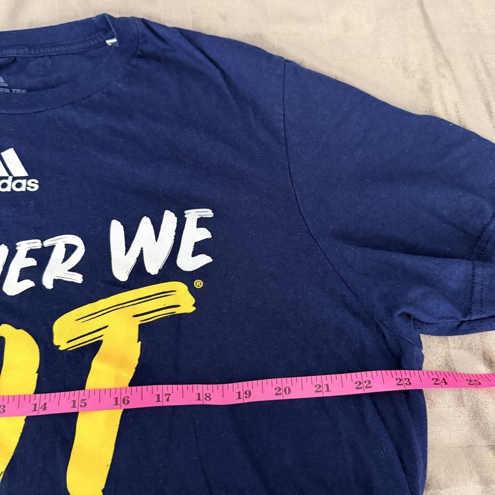 UC Irvine Anteaters Shirt‎ Mens XL Blue NCAA Basketball Adidas Together We Zot - Picture 7 of 8
